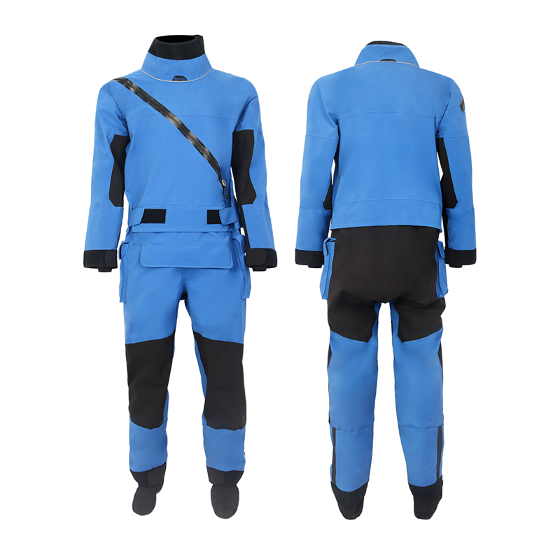Traje seco transpirable azul