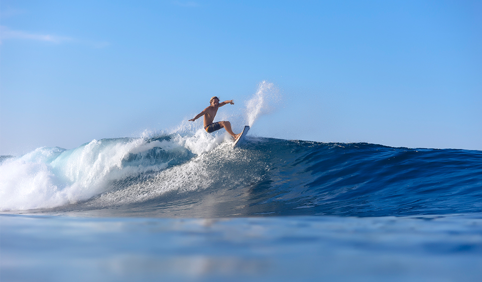 Solución de buceo y surf