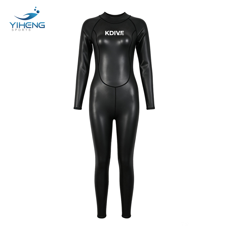 Traje de neopreno de triatlón para mujer con cremallera trasera Smooth Skin de 2 mm